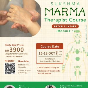 Sukshma Marma Therapist Course (Batch 2 Intake)