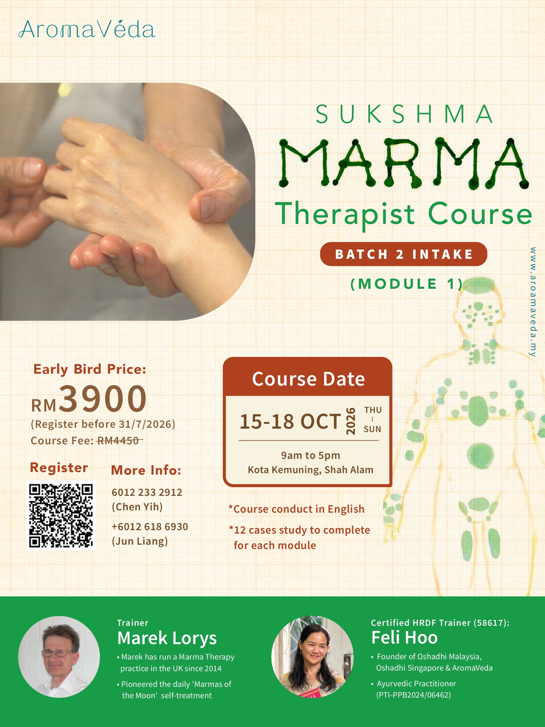 Sukshma Marma Therapist Course (Batch 2 Intake)